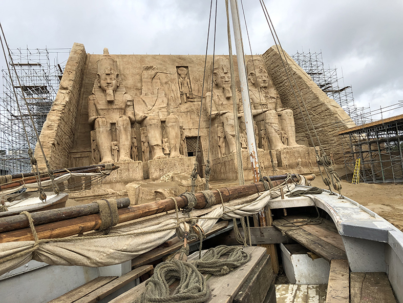 Death on the Nile – Set build, 2020