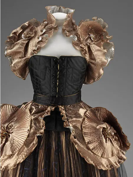 Renaissance Cloth of Gold Crinoline, in The Vulgar, 1981