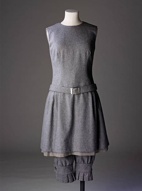 Ensemble of dress and knickerbockers, Designed 1958, made 1973