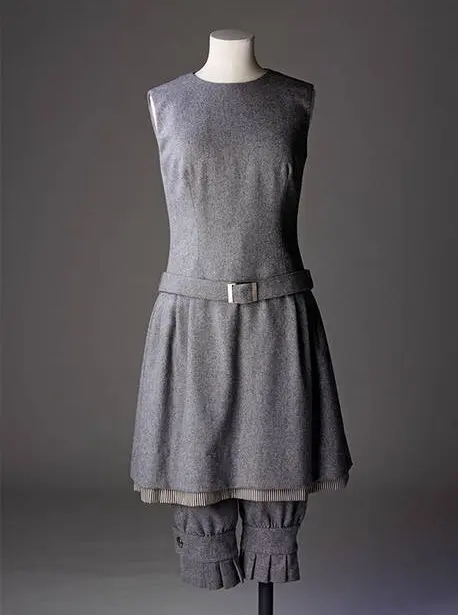Ensemble of dress and knickerbockers, Designed 1958, made 1973